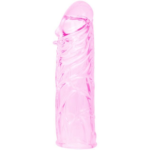 BAILE - PINK STIMULATING SILICONE PENIS COVER 13 CM BAILE FOR HIM