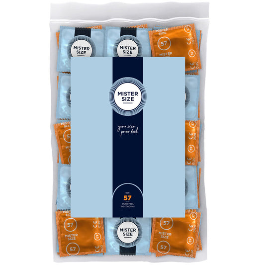 MISTER SIZE - CONDOM SIZE L 57 MM (100 UNITS)