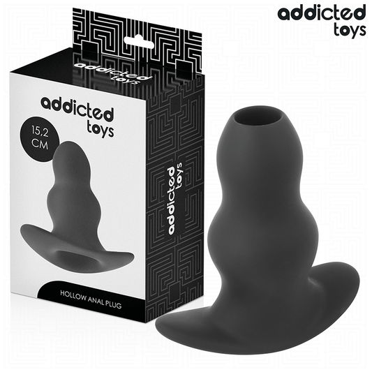 ADDICTED TOYS - HOLLOW ANAL PLUG SILICONE SIZE XXL 15.2 CM