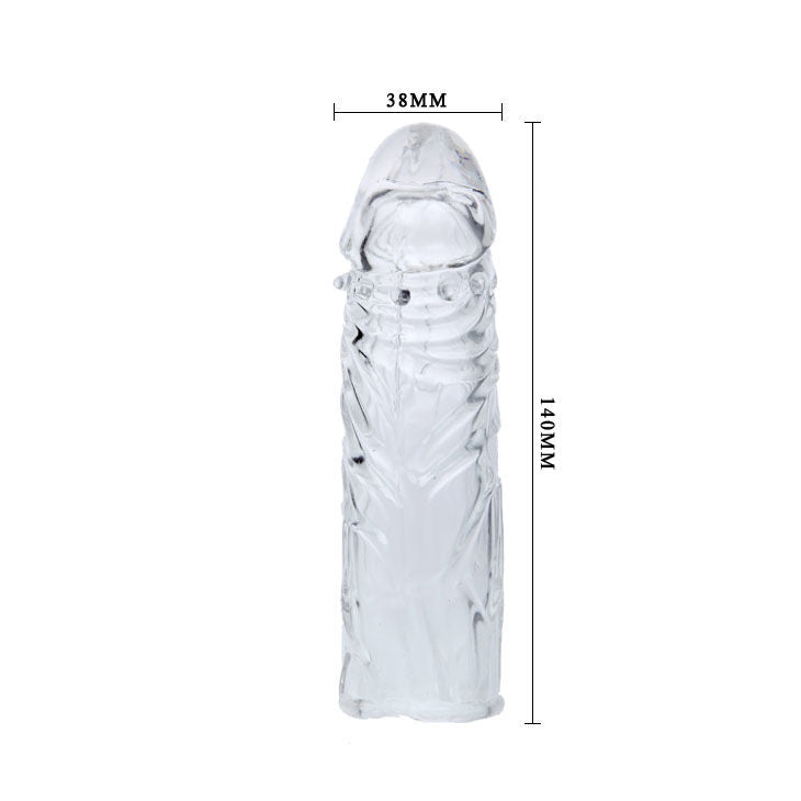 BAILE - TRANSPARENT SILICONE PENIS COVER 13 CM BAILE FOR HIM
