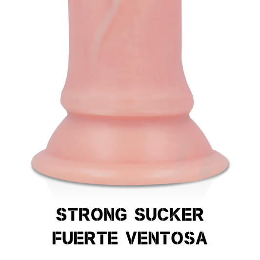 ROCKARMY - HARNESS + DUAL DENSITY TIGER REALISTIC DILDO 14 CM -O- 4.46 CM